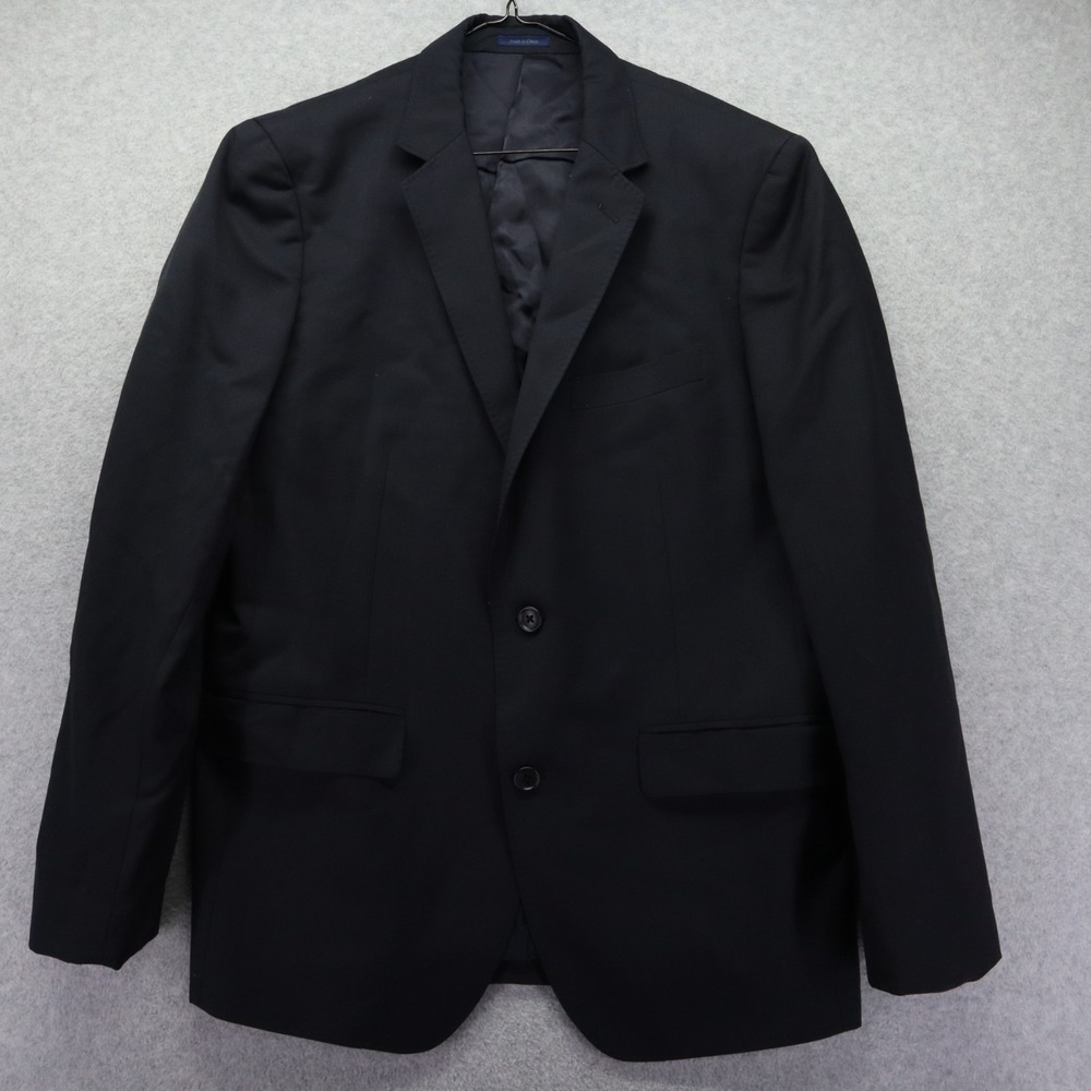 Bonobos Blazer Mens 40R Wool Slim Fit 2-Button Suit Jacket Coat Formal Dark Blue